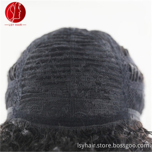 Wholesale Cheap Short Natural Afro Curly Virgin Human Hair Wigs For Black Women